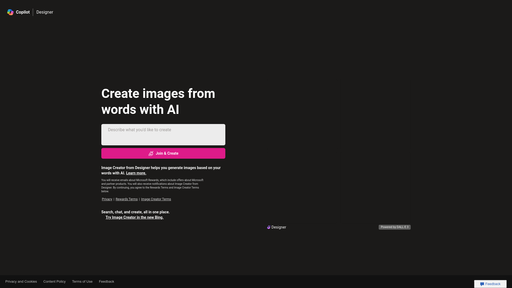 Microsoft Designer Image Creator, herramienta de IA para generación de imágenes y fotos