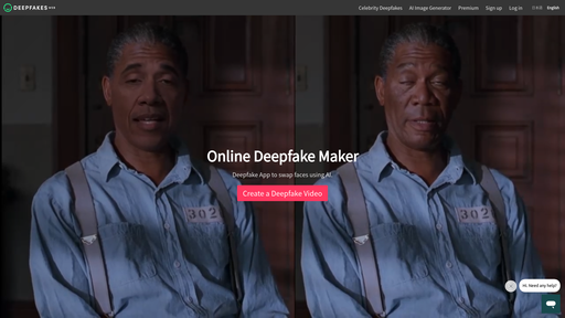 Deepfakes Web, herramienta de IA para generación y edición de videos