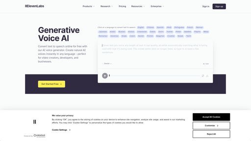 ElevenLabs, herramienta de IA para generación y edición de música y voz