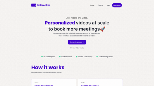 Salemaker, herramienta de IA para generación y edición de videos