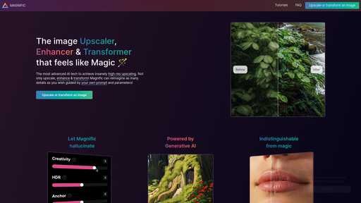 Magnific AI, herramienta de IA para generación de imágenes y fotos