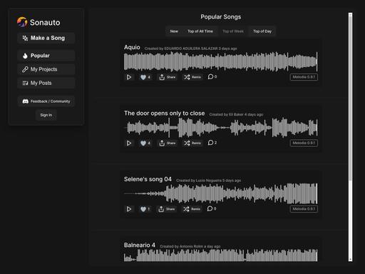 Sonauto, herramienta de IA para generación y edición de música y voz