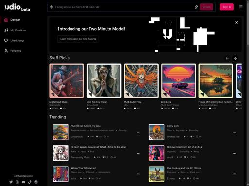 Udio | AI Music Generator, herramienta de IA para generación y edición de música y voz